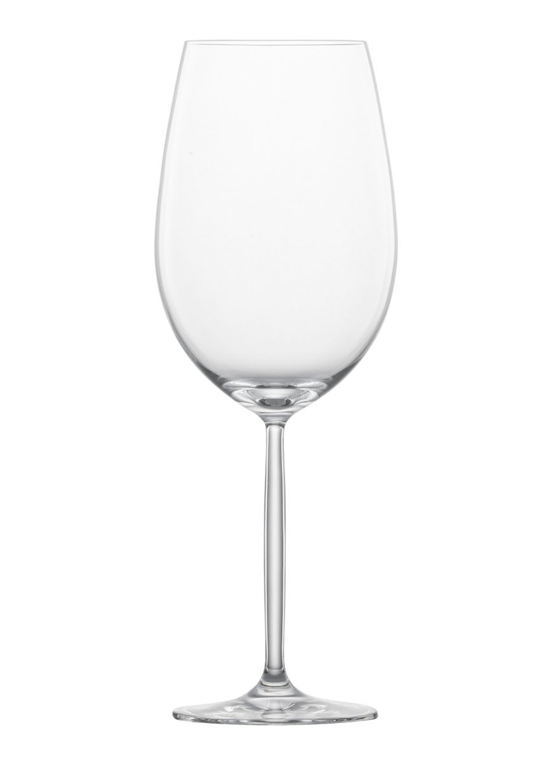 Schott Zwiesel Muse (Diva) Bordeaux rode wijnglas 77cl set van 4 - voorkant 2 transparant