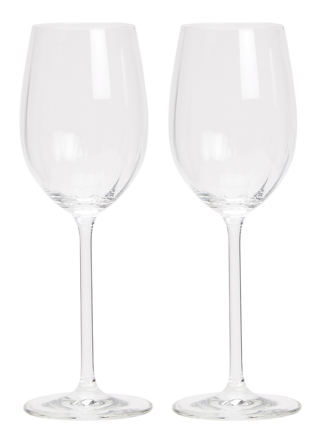 Schott Zwiesel Prizma witte wijnglas 29,6 cl set van 2 - voorkant 2 transparant