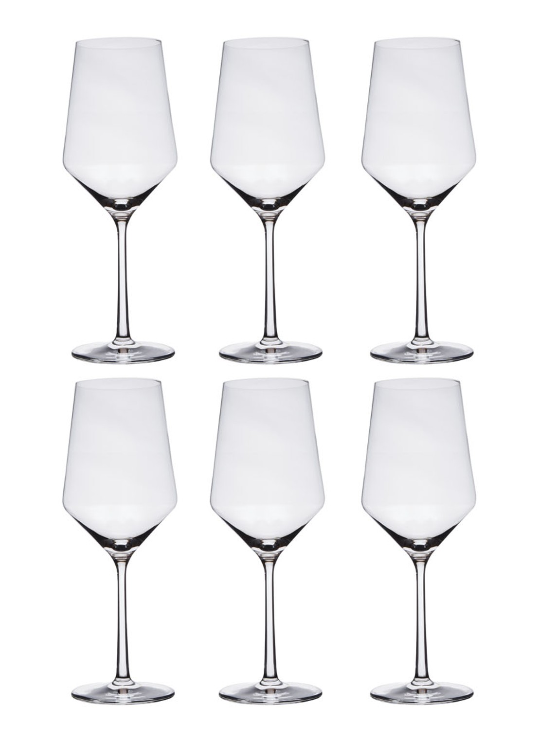 Schott Zwiesel Pure cabernet rode wijnglas 55 cl set van 6 - voorkant transparant