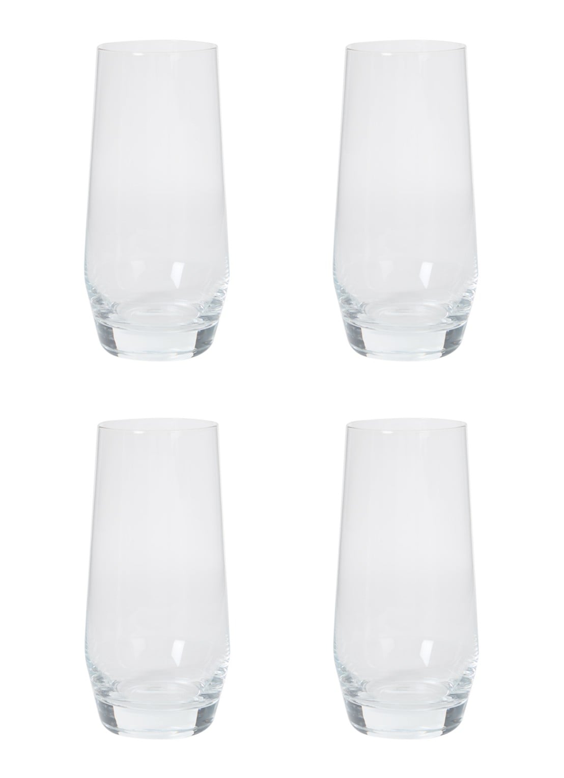 Schott Zwiesel Pure longdrinkglas 54 cl set van 4 - voorkant transparant
