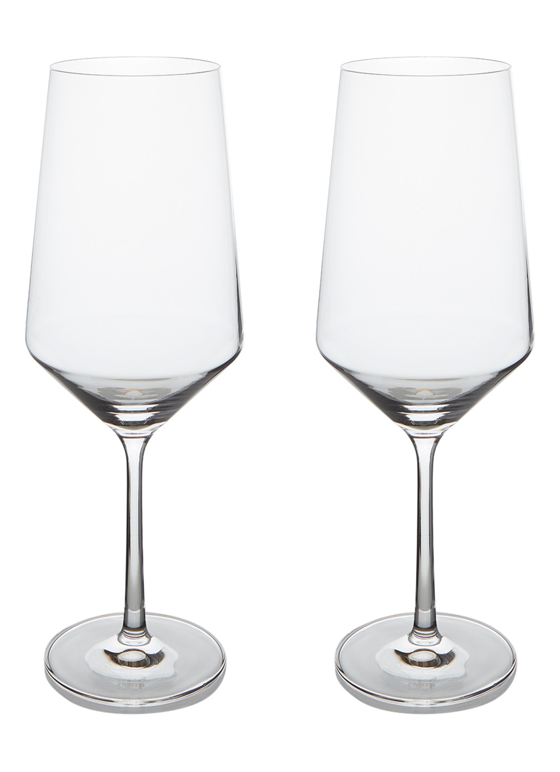 Schott Zwiesel Pure rode wijnglazen 68 cl set van 2 - voorkant transparant