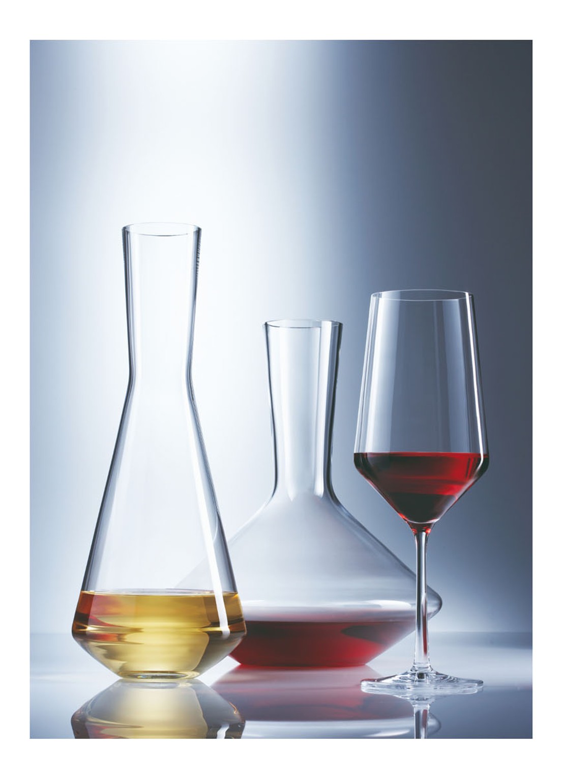 Schott Zwiesel Pure rode wijnglazen 68 cl set van 2 - voorkant 2 transparant