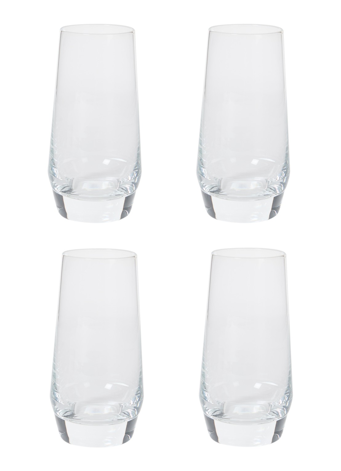 Schott Zwiesel Pure shotglas 9,4 cl set van 4 - voorkant transparant