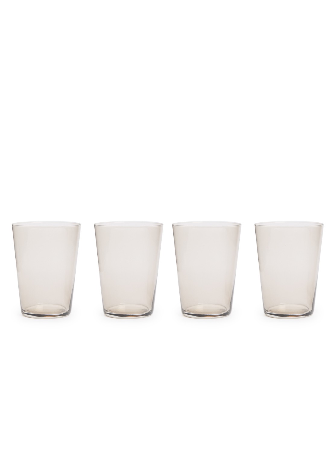 Schott Zwiesel Together waterglas 55 cl set van 4 - voorkant taupe
