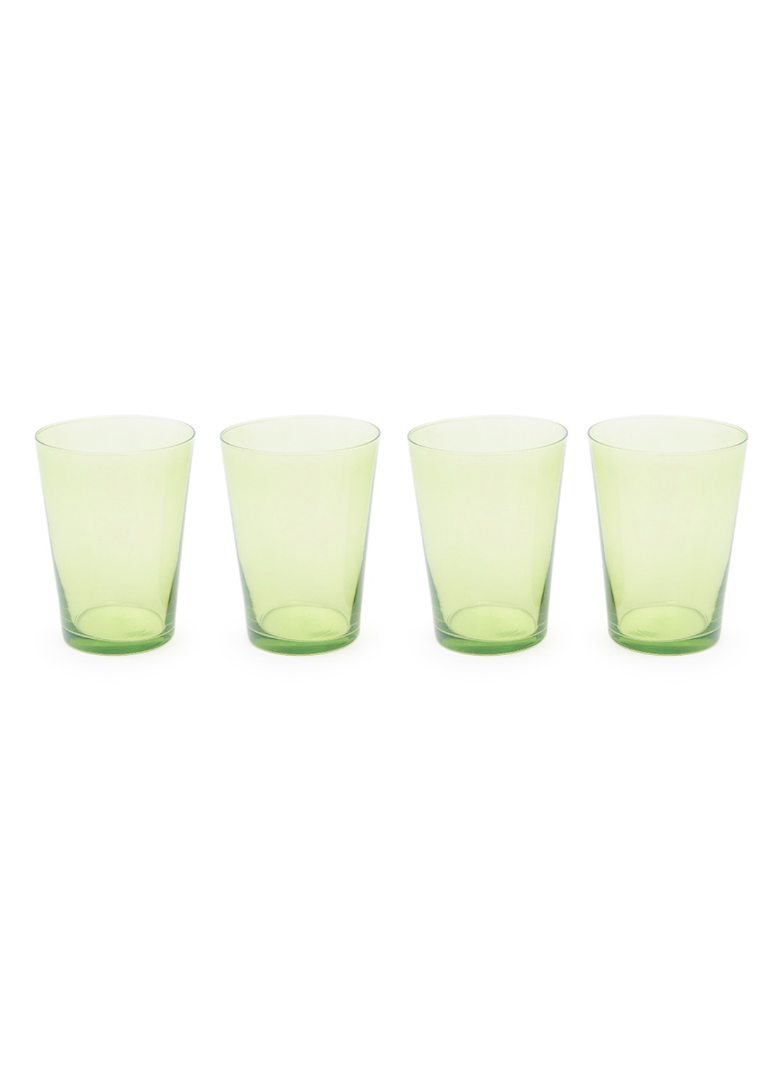 Schott Zwiesel Together waterglas 55 cl set van 4 - voorkant groen
