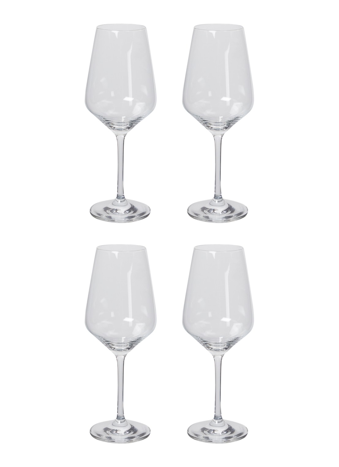 Schott Zwiesel Tulip witte wijnglas 36 cl set van 4 - voorkant 2 transparant