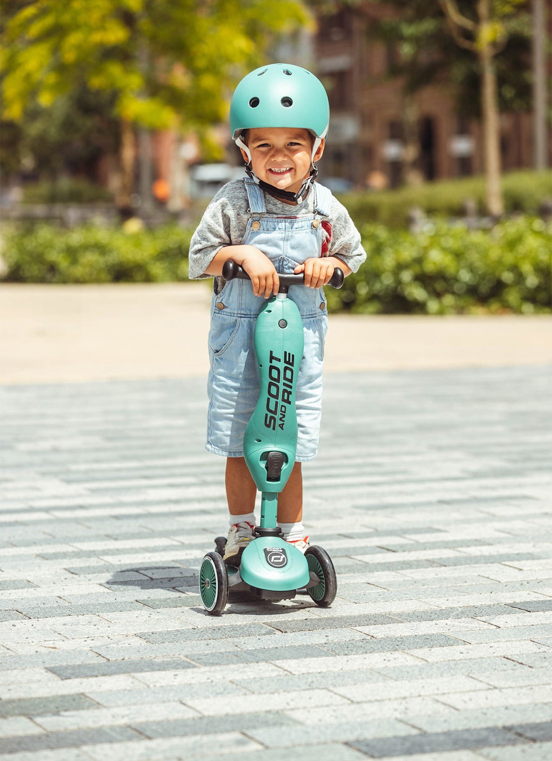 Scoot&Ride Highwaykick 1 loopfiets en step - detail 5 wit