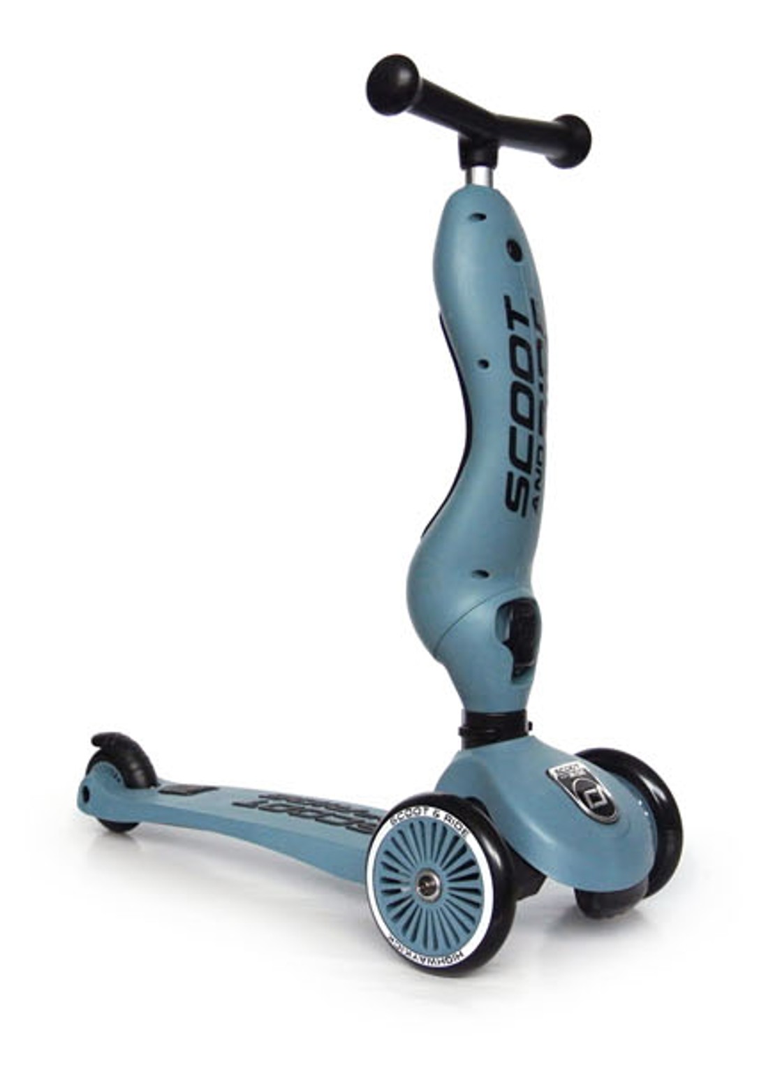 Scoot&Ride Highwaykick 1 loopfiets en step - detail 4 blauw