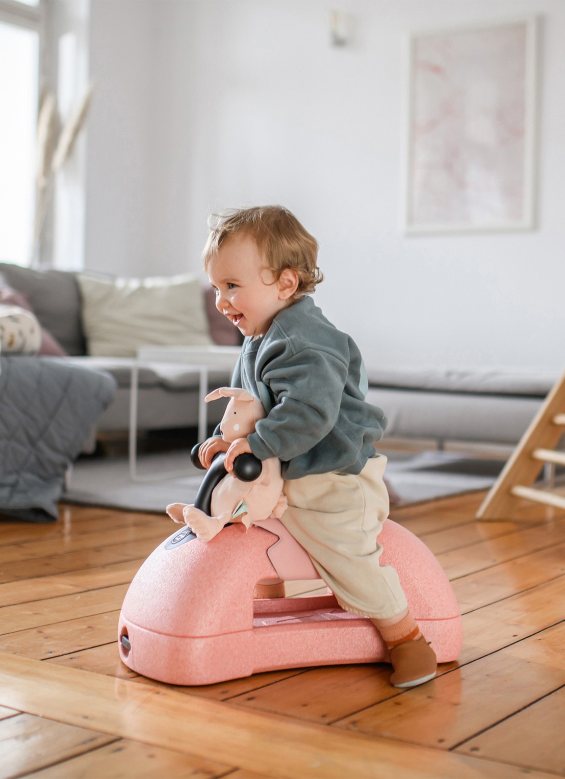 Scoot&Ride My First 3-in-1 loopwagen  - detail 6 roze