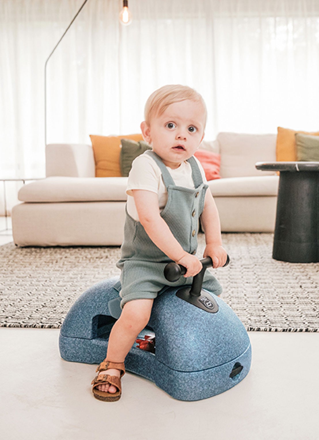 Scoot&Ride My First 3-in-1 loopwagen  - voorkant 7 blauw