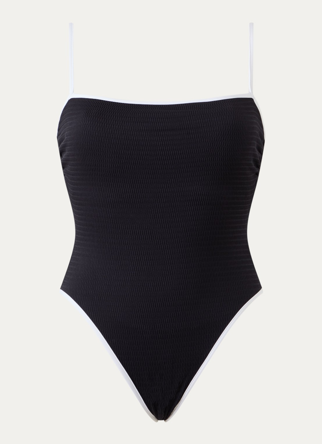 Seafolly Badpak met uitneembare vulling - voorkant zwart
