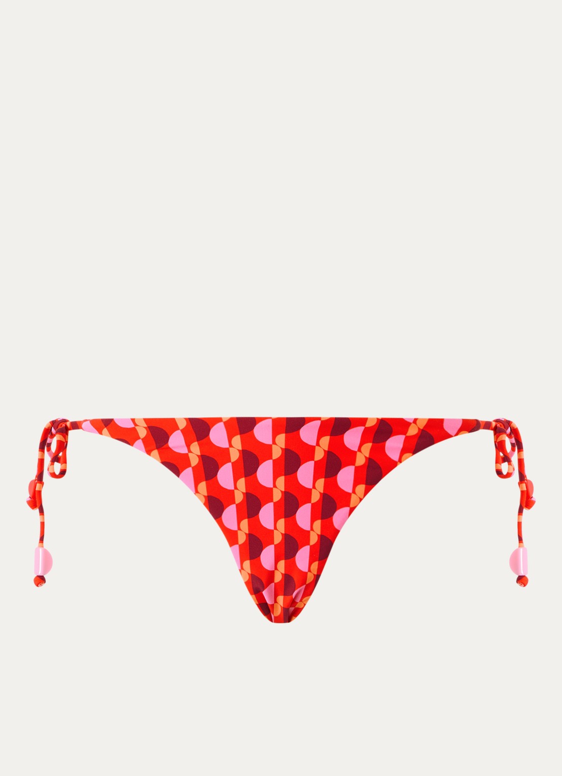 Seafolly Bikinislip met geknoopt detail - voorkant 4 beige