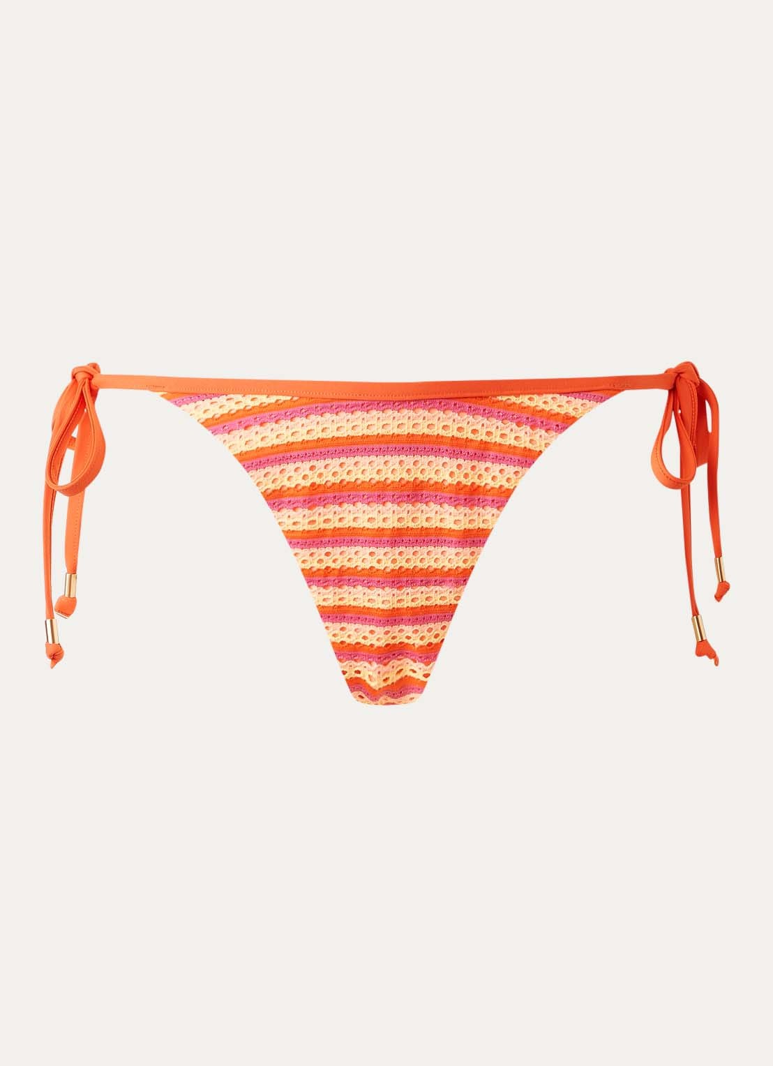 Seafolly Bikinislip met geknoopt detail - voorkant 4 roze