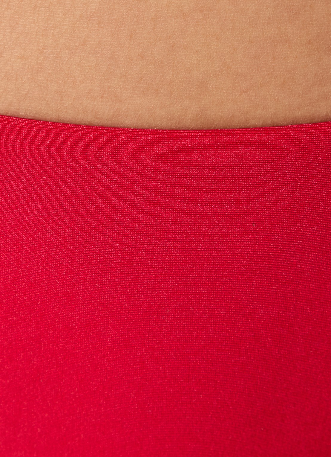 Seafolly Bikinislip met structuur - detail 3 kersenrood