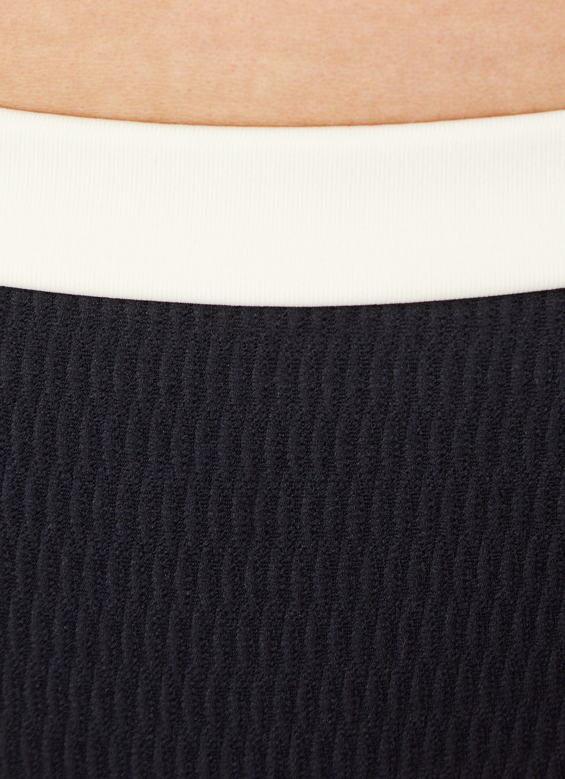 Seafolly Bikinislip met structuur - detail 4 zwart