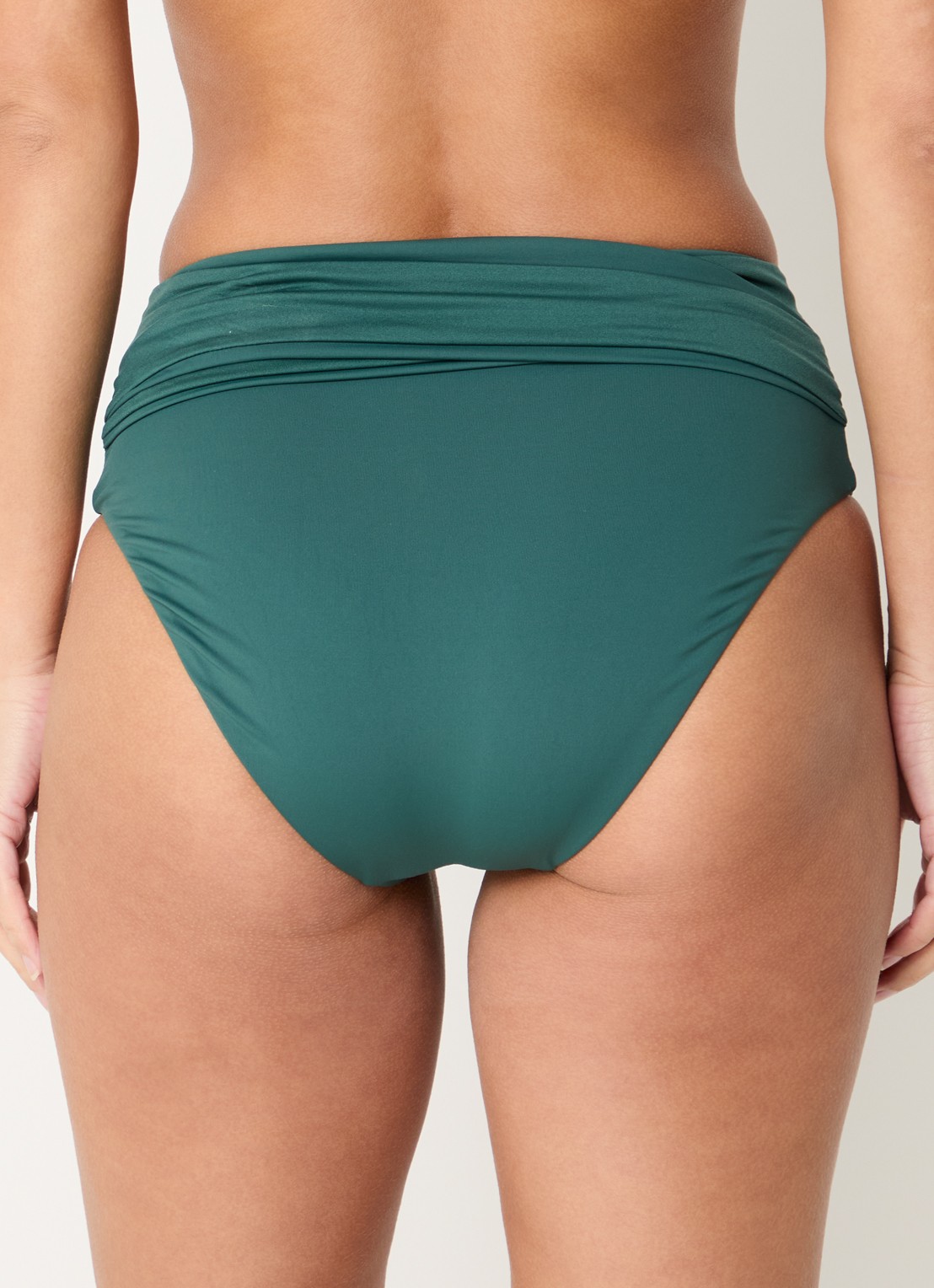 Seafolly Collective high waisted bikinislip - achterkant groen
