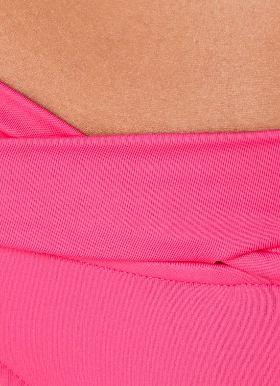 Seafolly Collective hipster bikinislip met plooidetail - detail 4 donkerroze