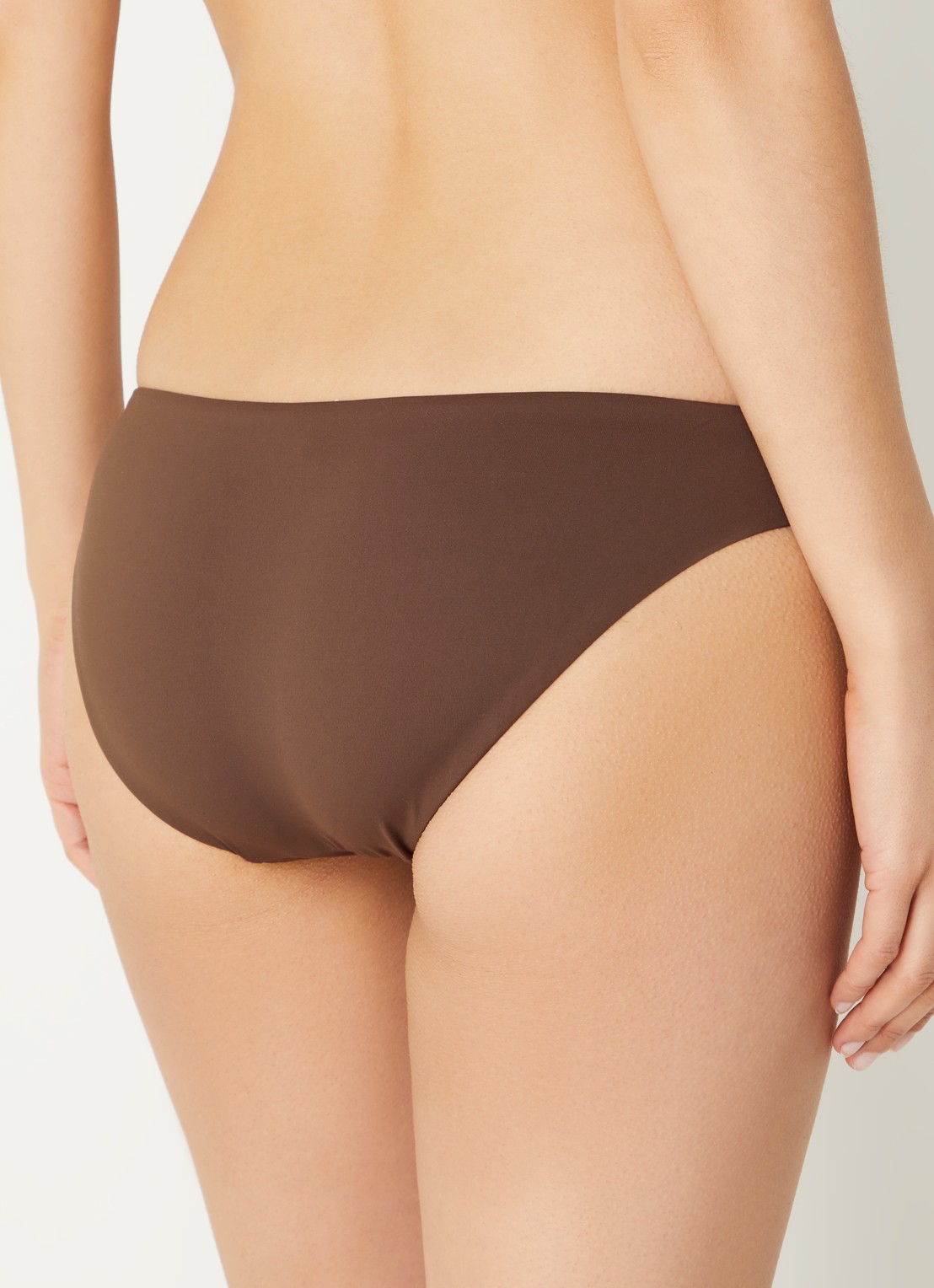 Seafolly Collective hipster bikinislip - achterkant 5 chocoladebruin