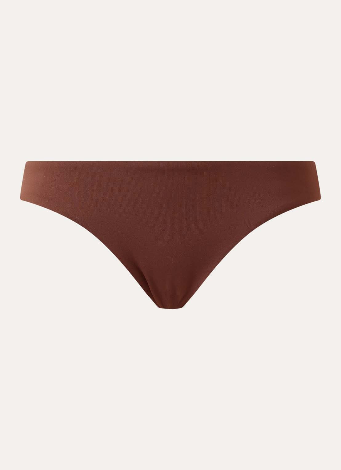 Seafolly Collective hipster bikinislip - voorkant 3 chocoladebruin