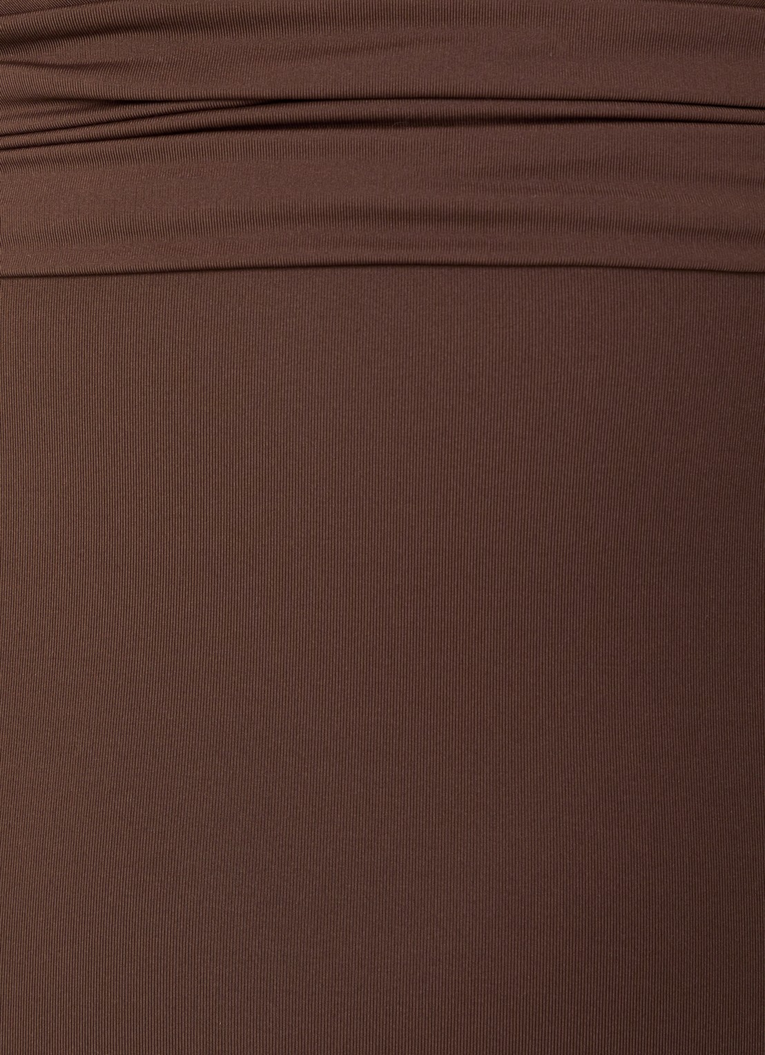 Seafolly Cross Back plunge badpak met plooidetail - detail 5 bruin