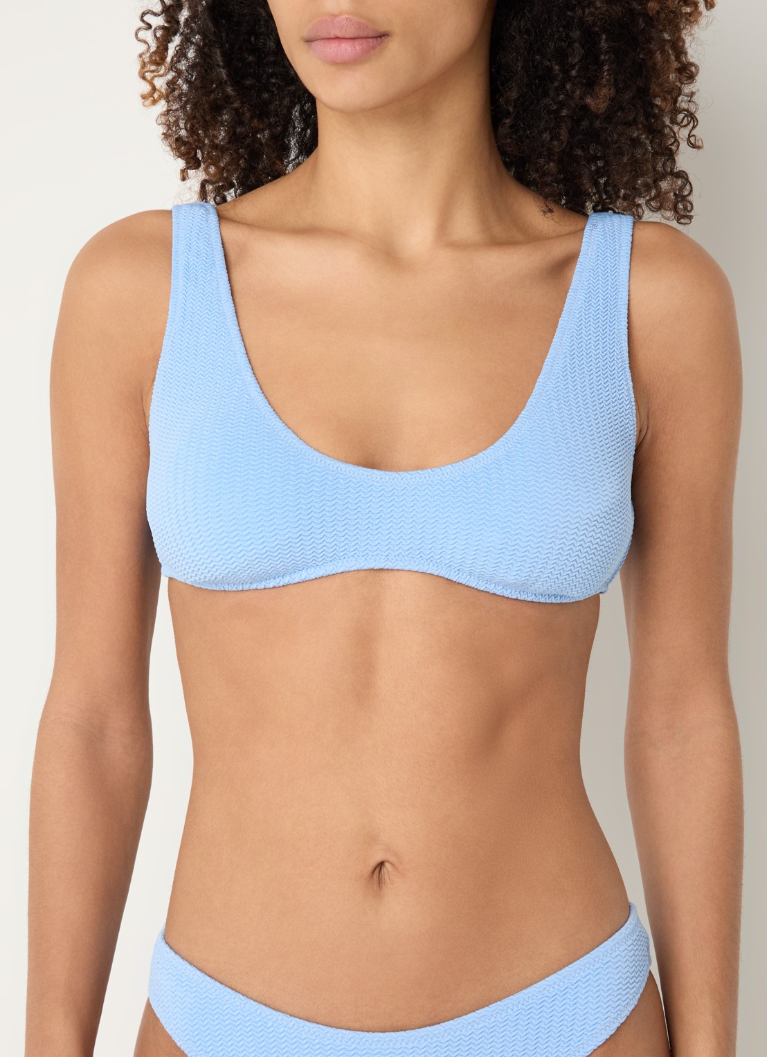 Seafolly Multi Fit bikinitop met uitneembare vulling - detail 4 beige