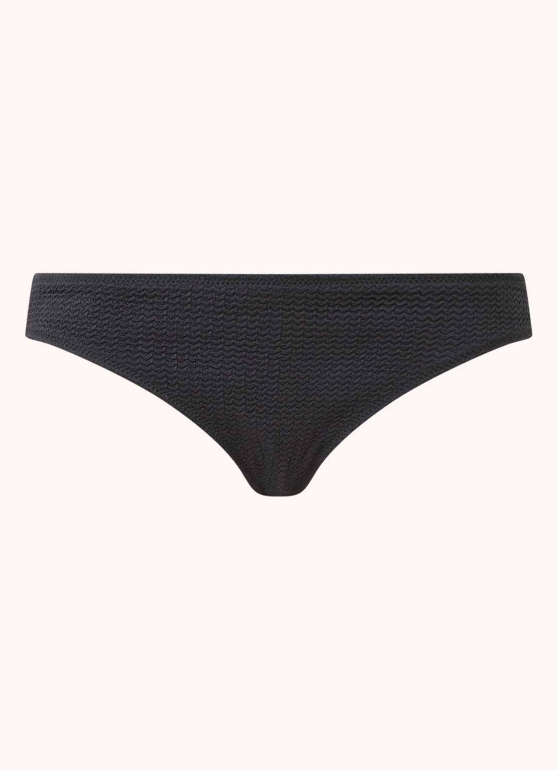 Seafolly Sea Dive hipster bikinislip - voorkant 2 zwart