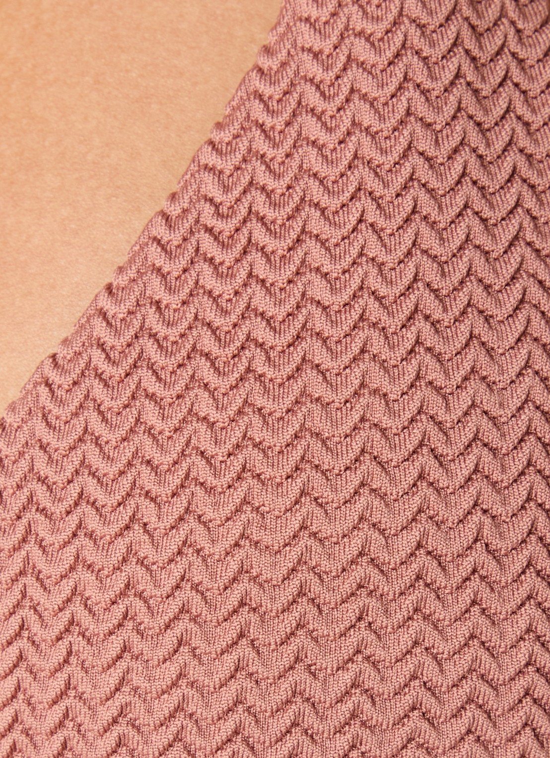 Seafolly Sea Dive triangel bikinitop met structuur - detail 3 brons