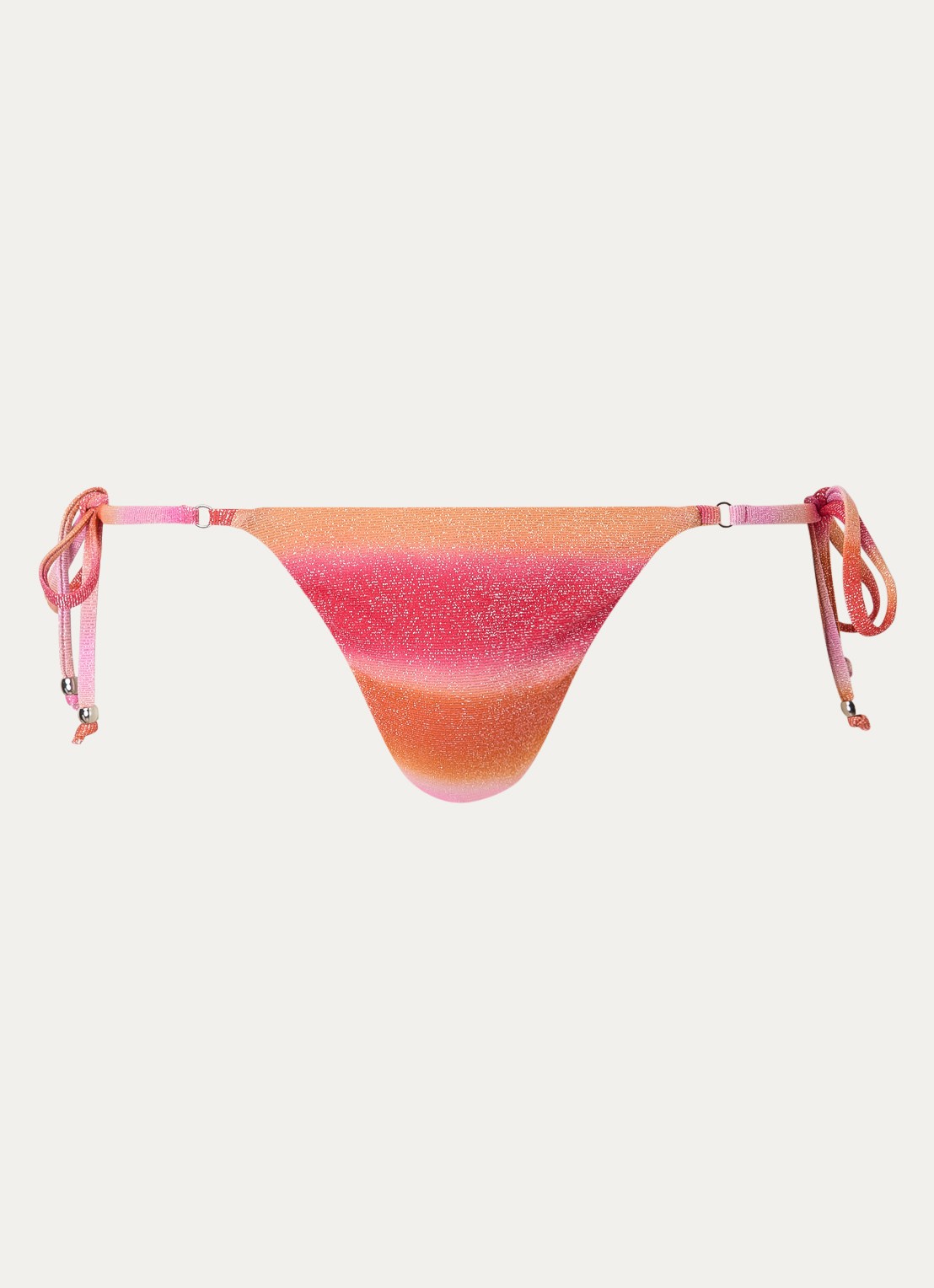 Seafolly Spectrum brazilian bikinislip met lurex - voorkant roze