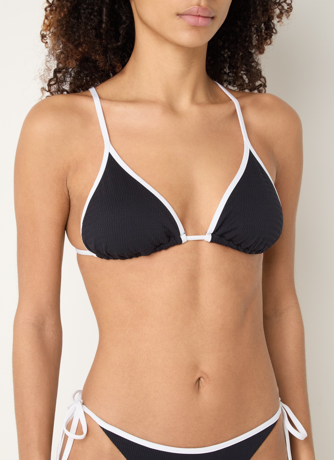 Seafolly Triangel bikinitop met uitneembare vulling - detail 4 zwart