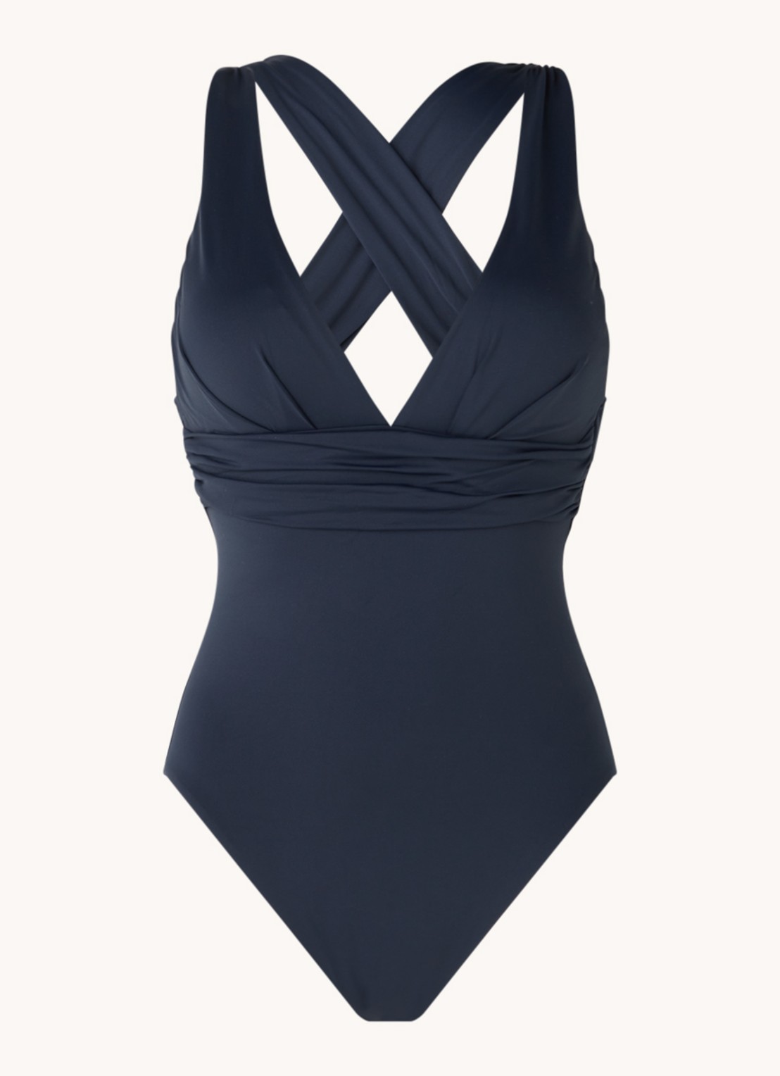 Seafolly Voorgevormd badpak met uitneembare vulling - voorkant donkerblauw