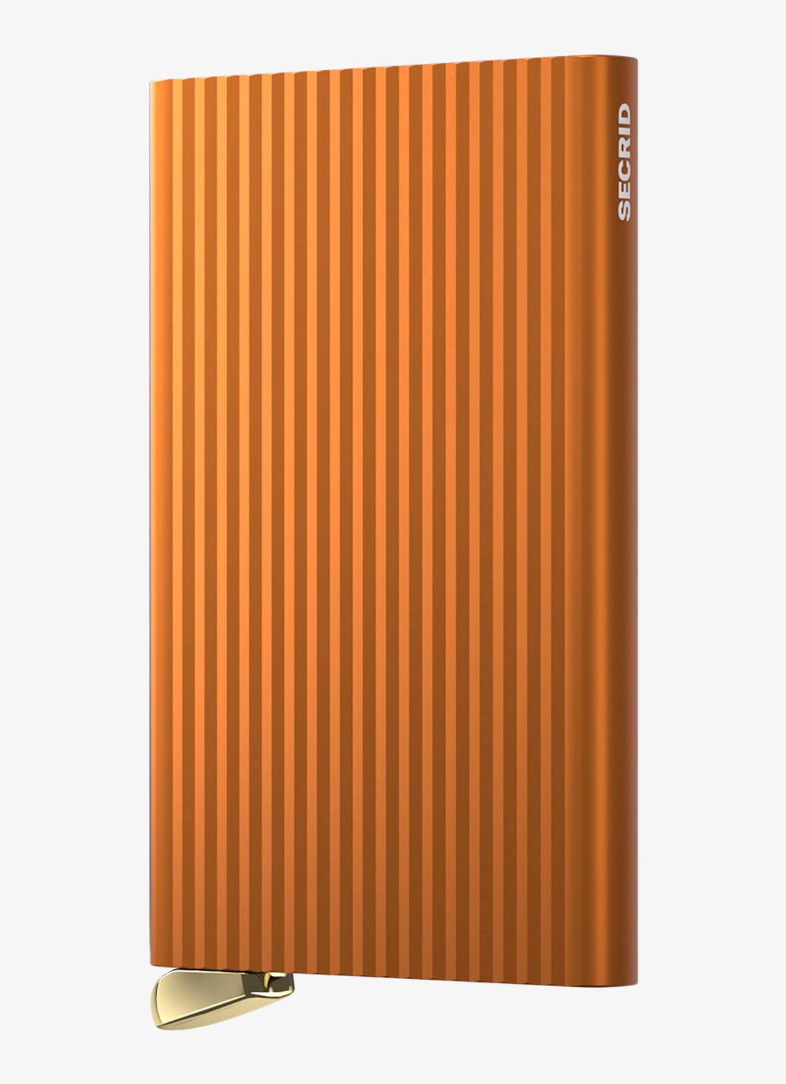 Secrid Cardprotector+ pasjeshouder van aluminium - voorkant 6 orange
