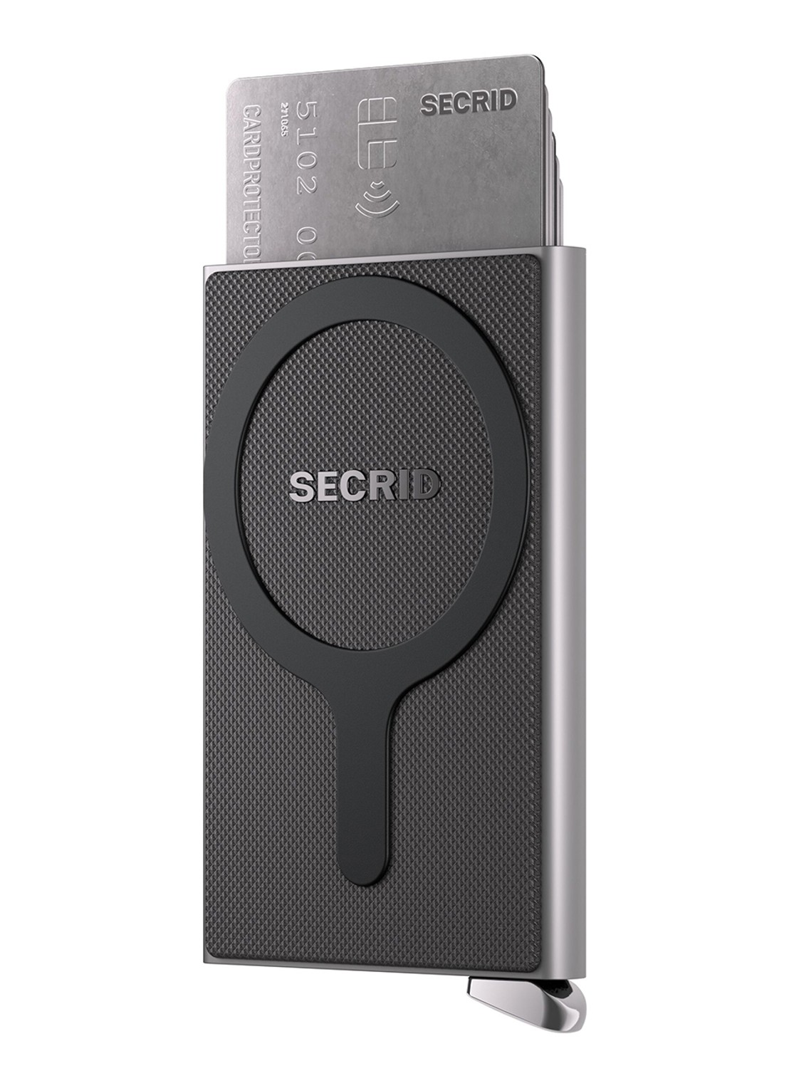 Secrid Cardprotector+ pasjeshouder voor MagSafe - voorkant 2 zilver
