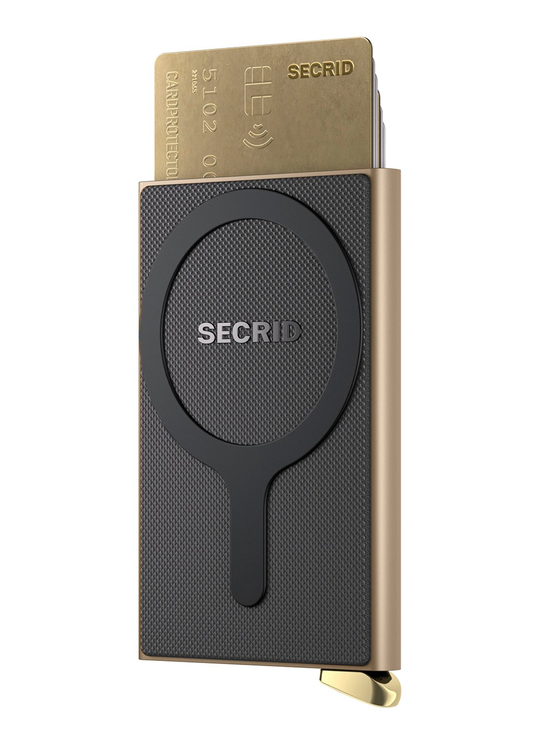 Secrid Cardprotector+ pasjeshouder voor MagSafe - achterkant 3 beige