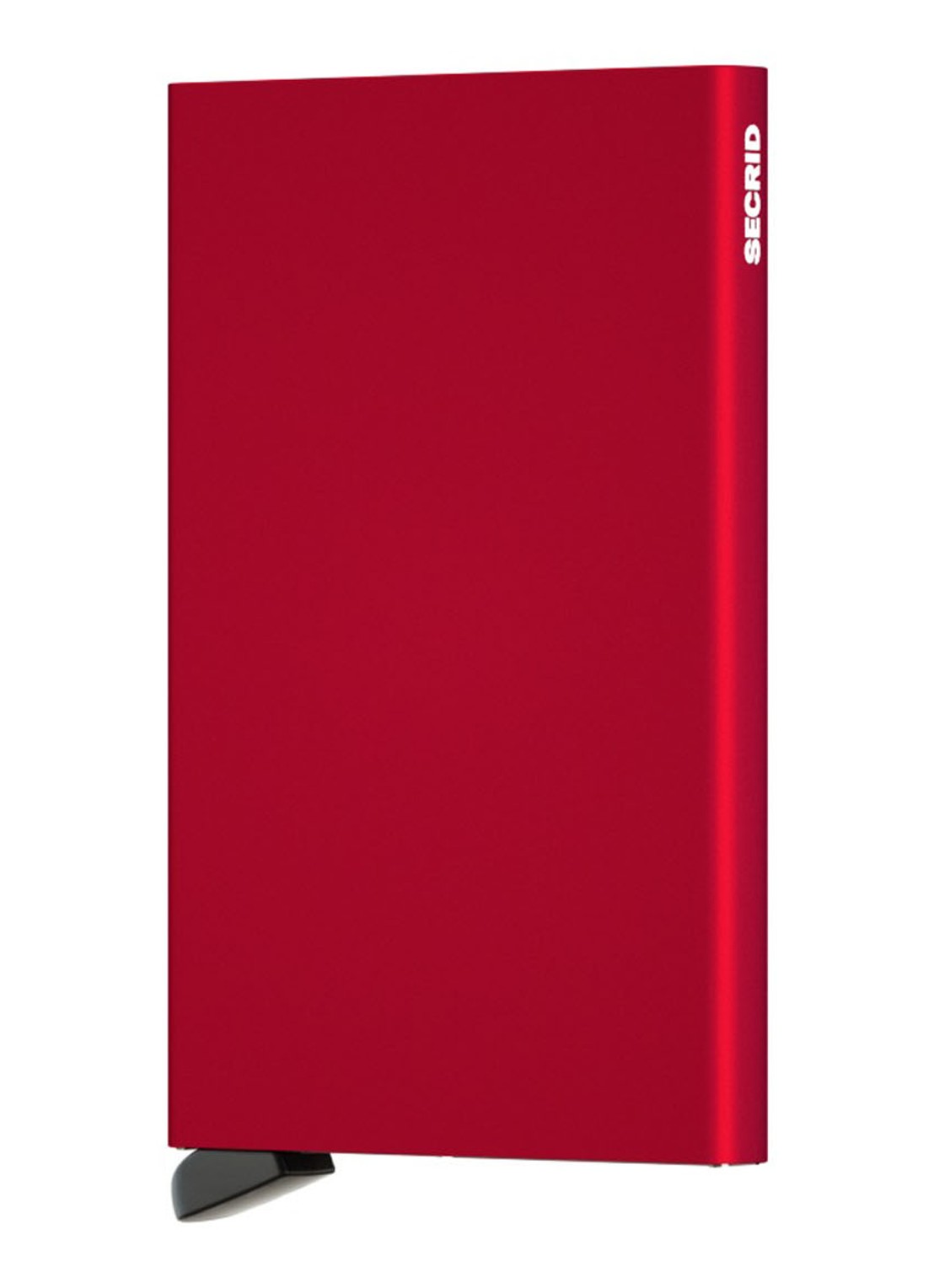 Secrid Cardprotector Wallet pasjeshouder van aluminium - voorkant 2 steenrood