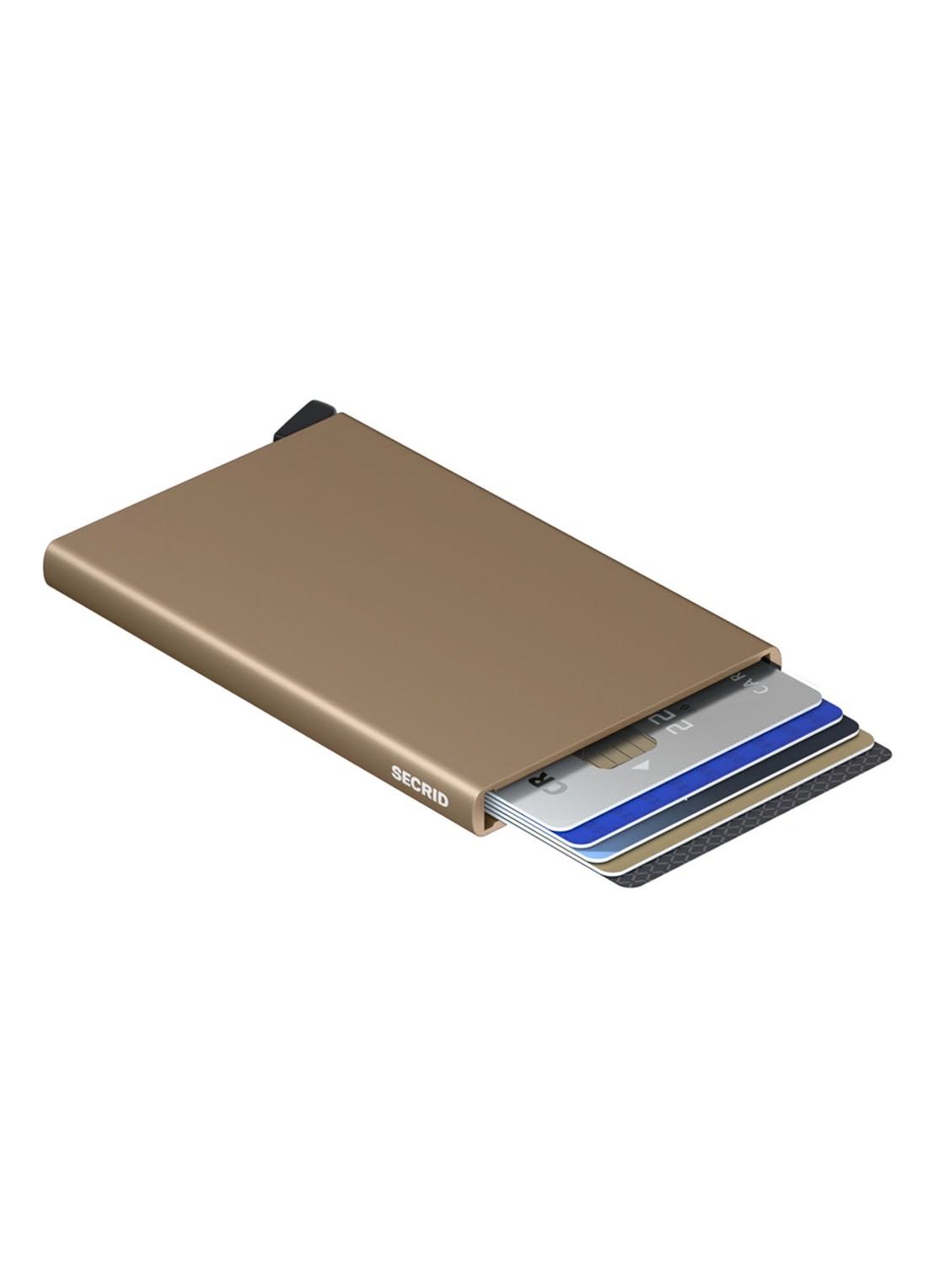 Secrid Cardprotector Wallet pasjeshouder van aluminium - achterkant 3 beige