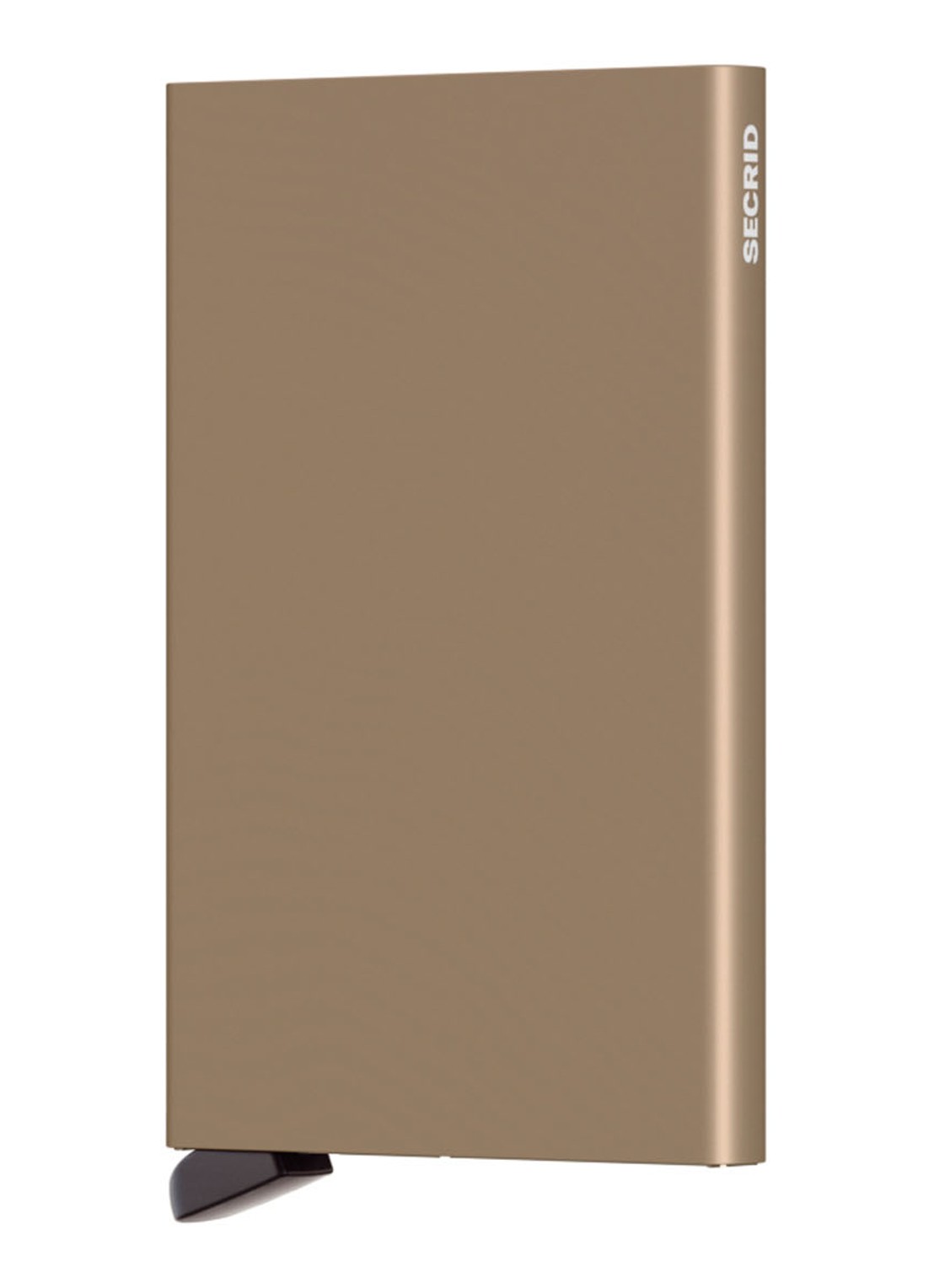 Secrid Cardprotector Wallet pasjeshouder van aluminium - voorkant beige