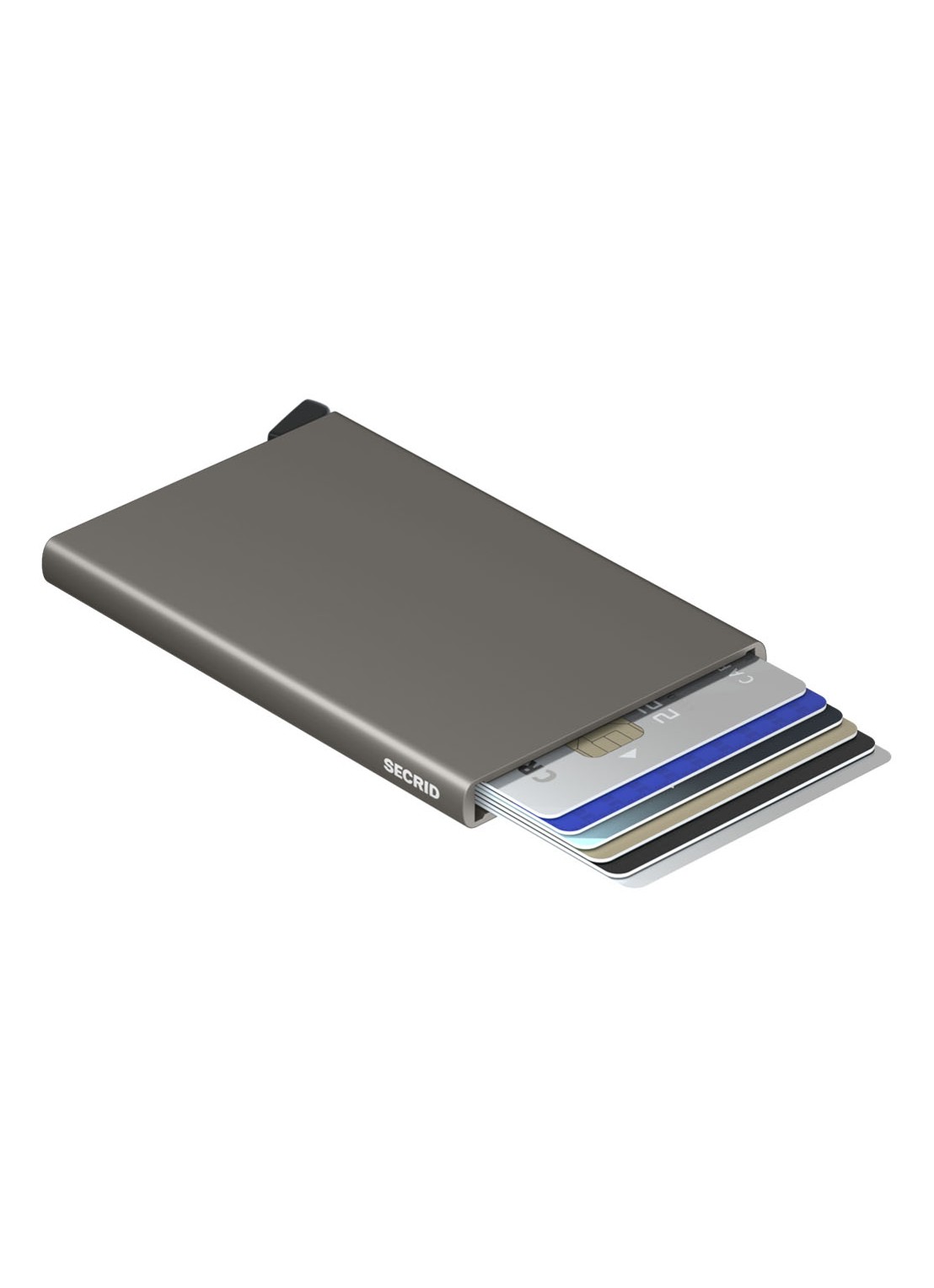 Secrid Cardprotector Wallet pasjeshouder van aluminium - achterkant 5 grijs