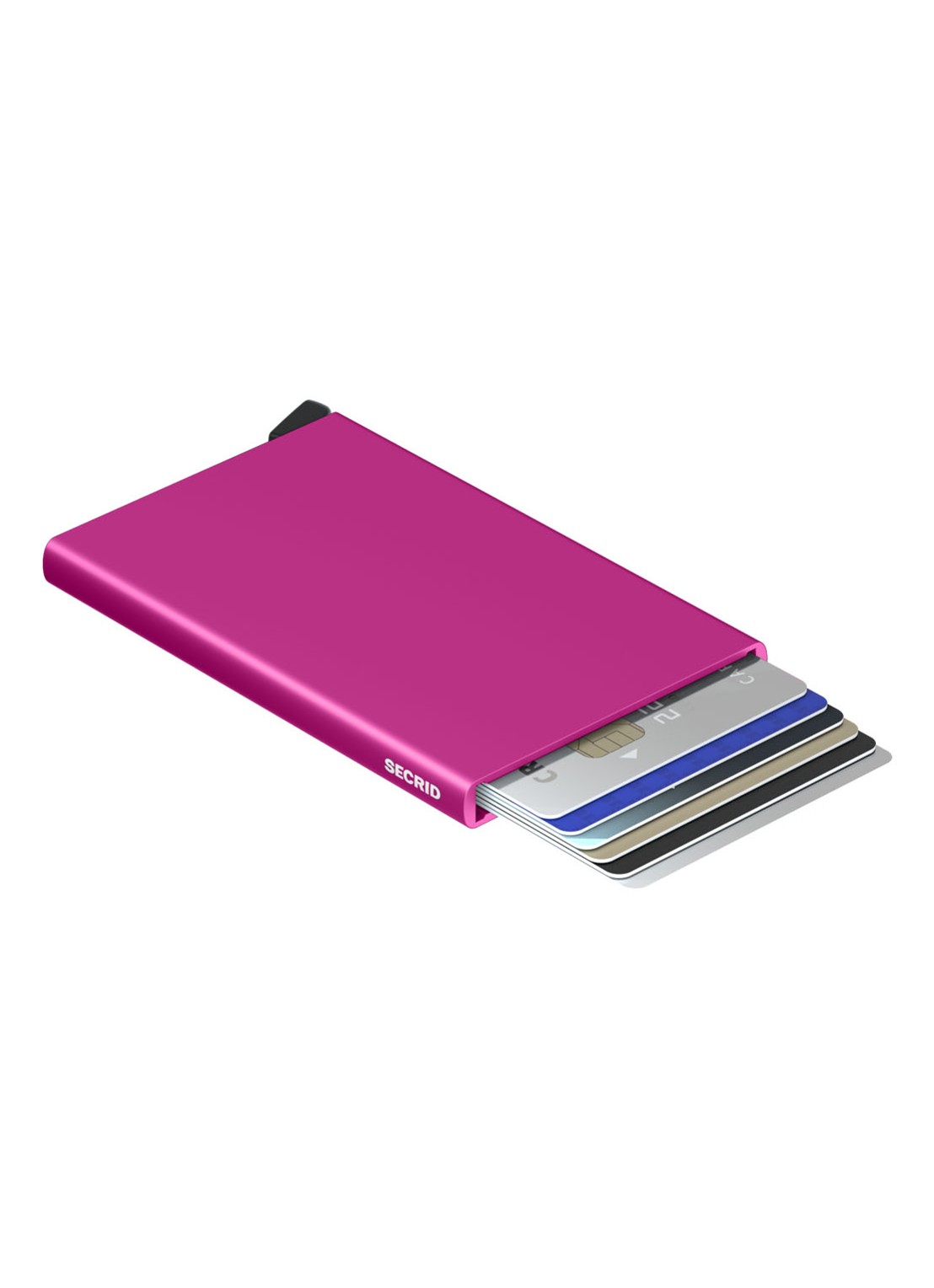 Secrid Cardprotector Wallet pasjeshouder van aluminium - achterkant 5 fuchsia