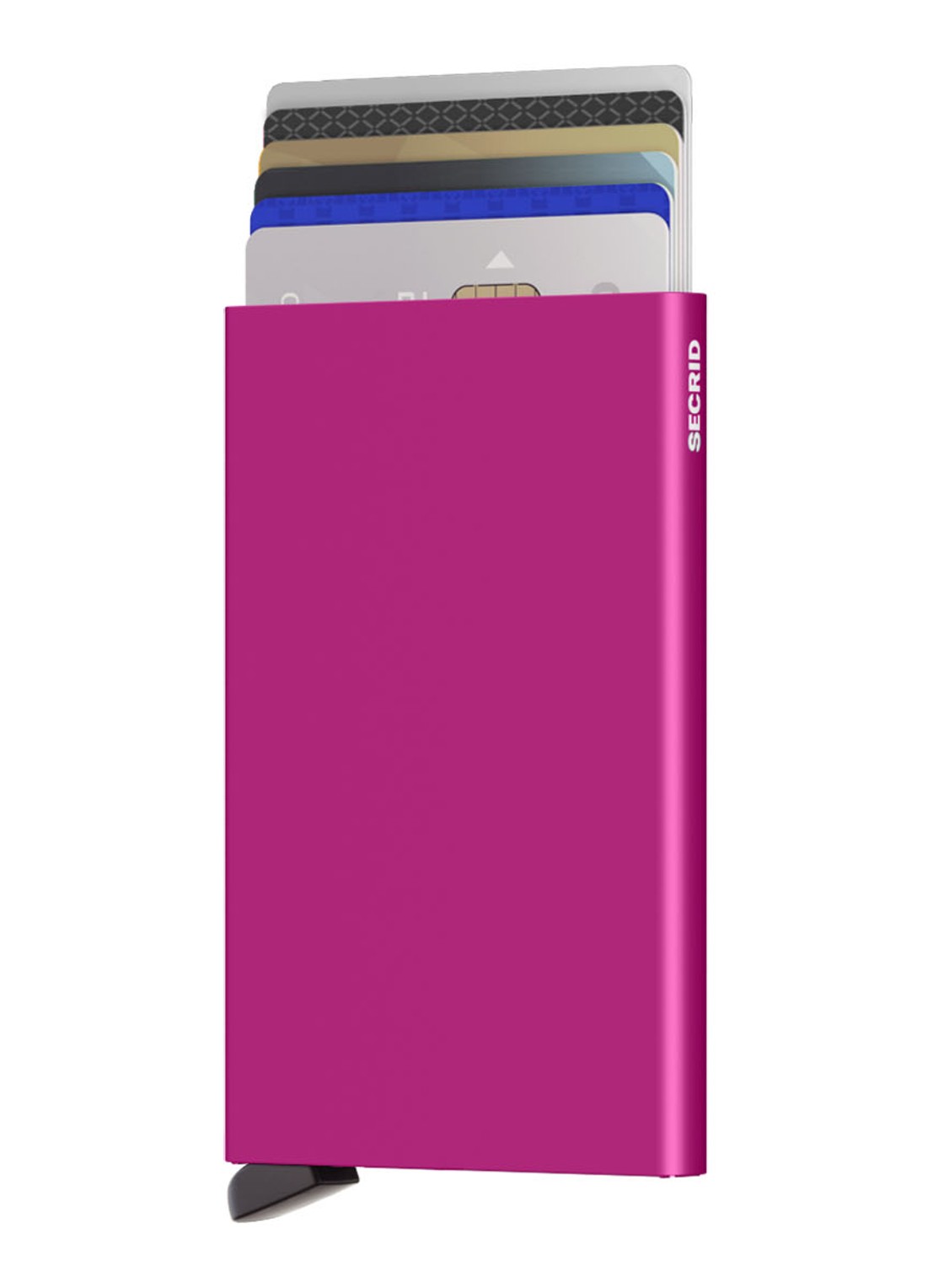 Secrid Cardprotector Wallet pasjeshouder van aluminium - voorkant 4 fuchsia