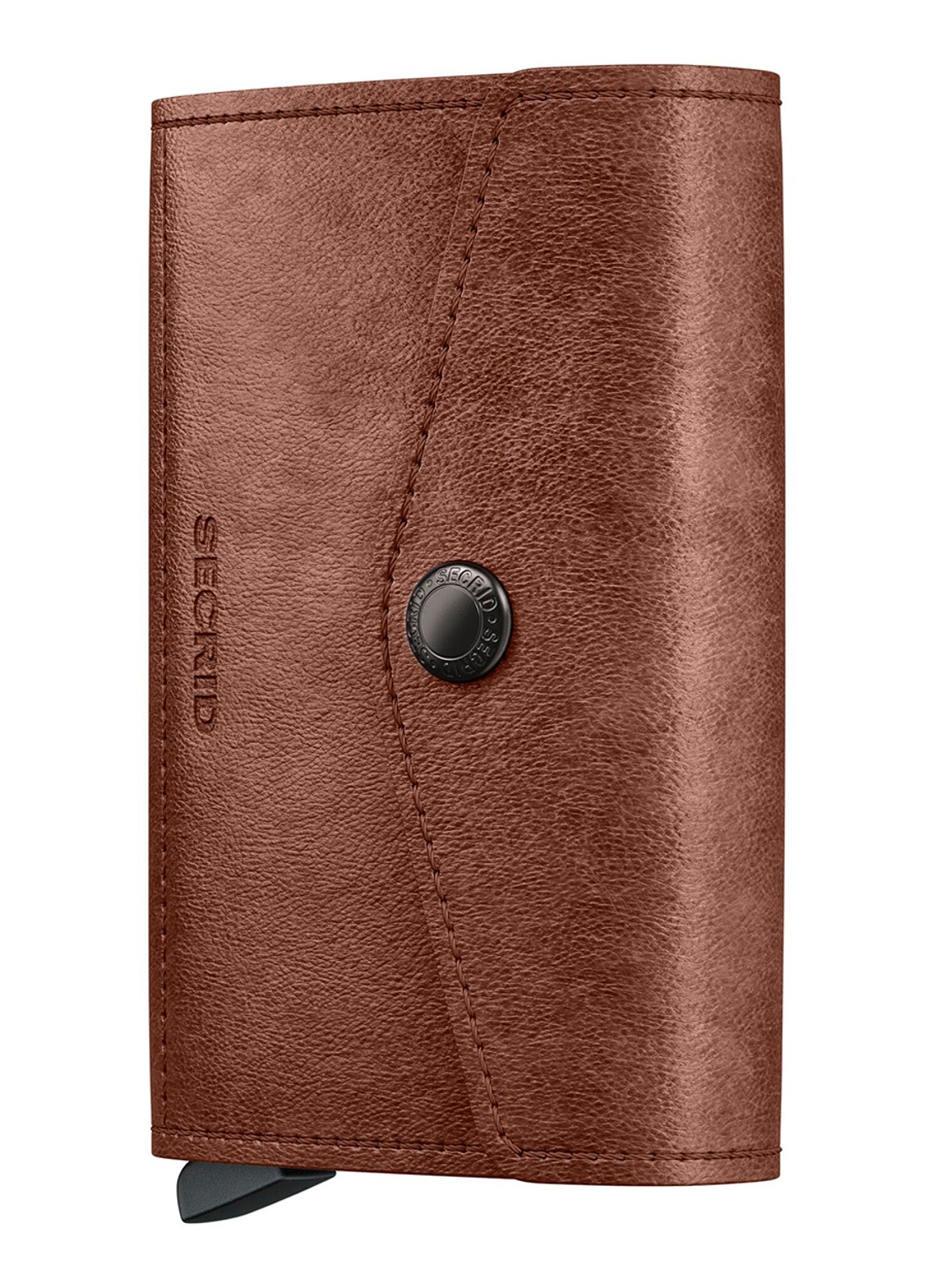 Secrid Enveloppe Vintage pasjeshouder van leer - voorkant 5 cognac