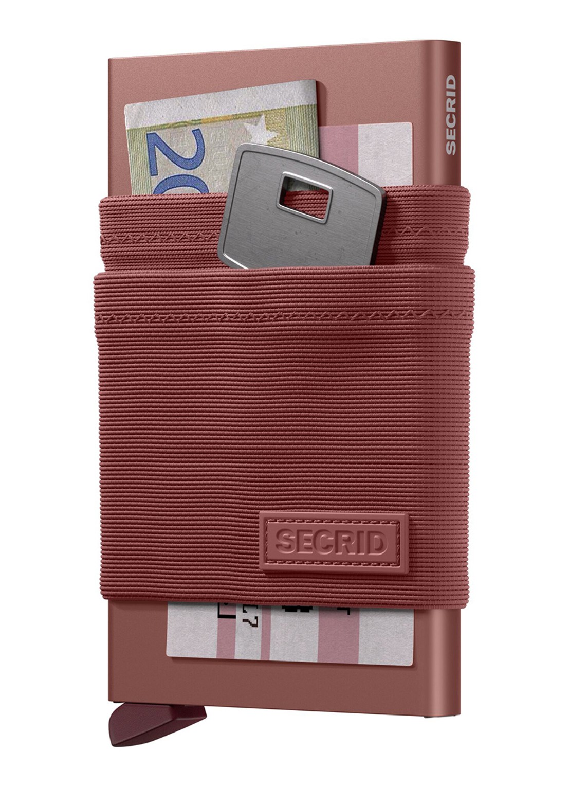 Secrid Flexwallet pasjeshouder van aluminium - detail 4 oudroze