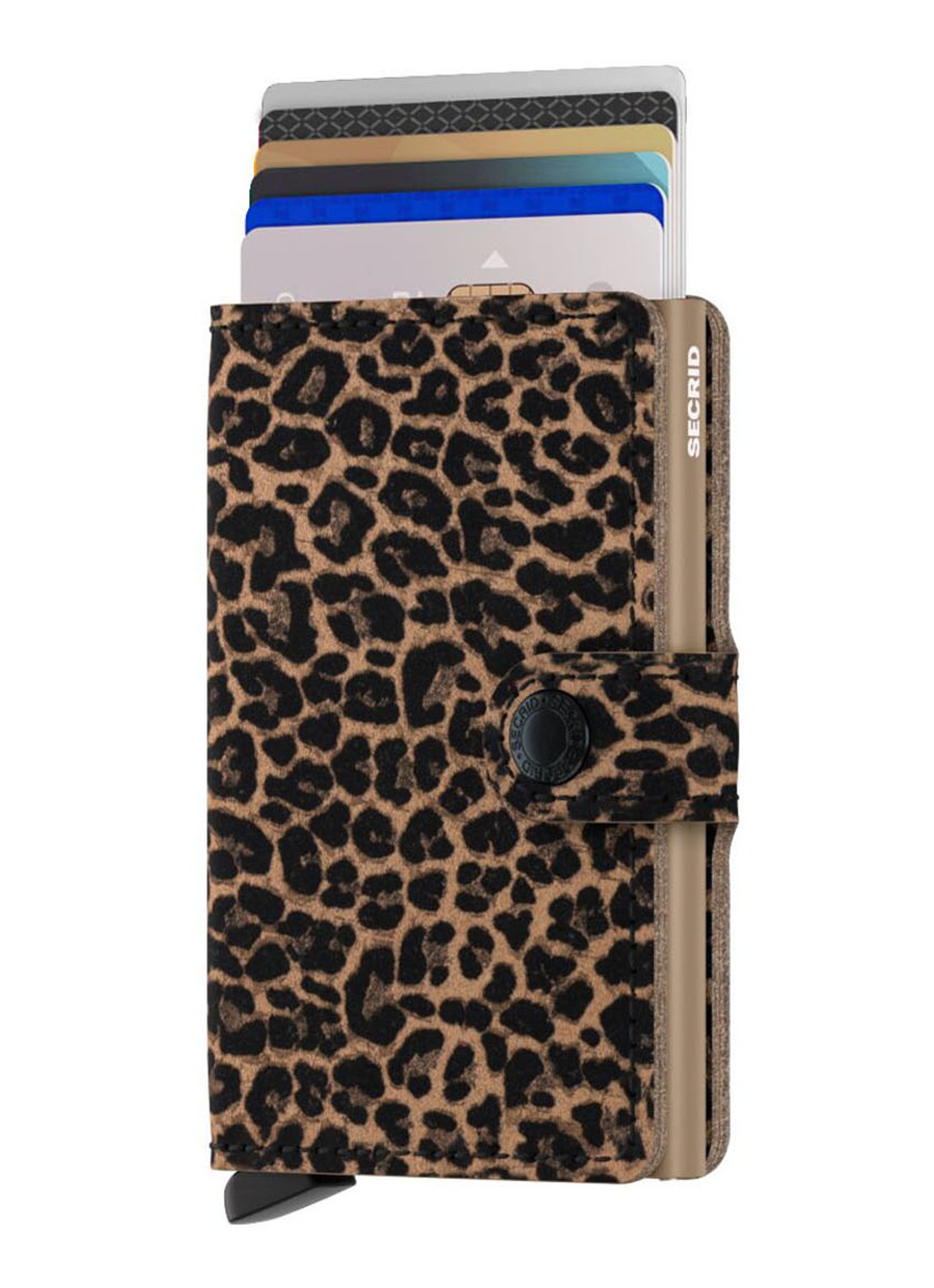 Secrid Leo Miniwallet pasjeshouder - voorkant 4 beige