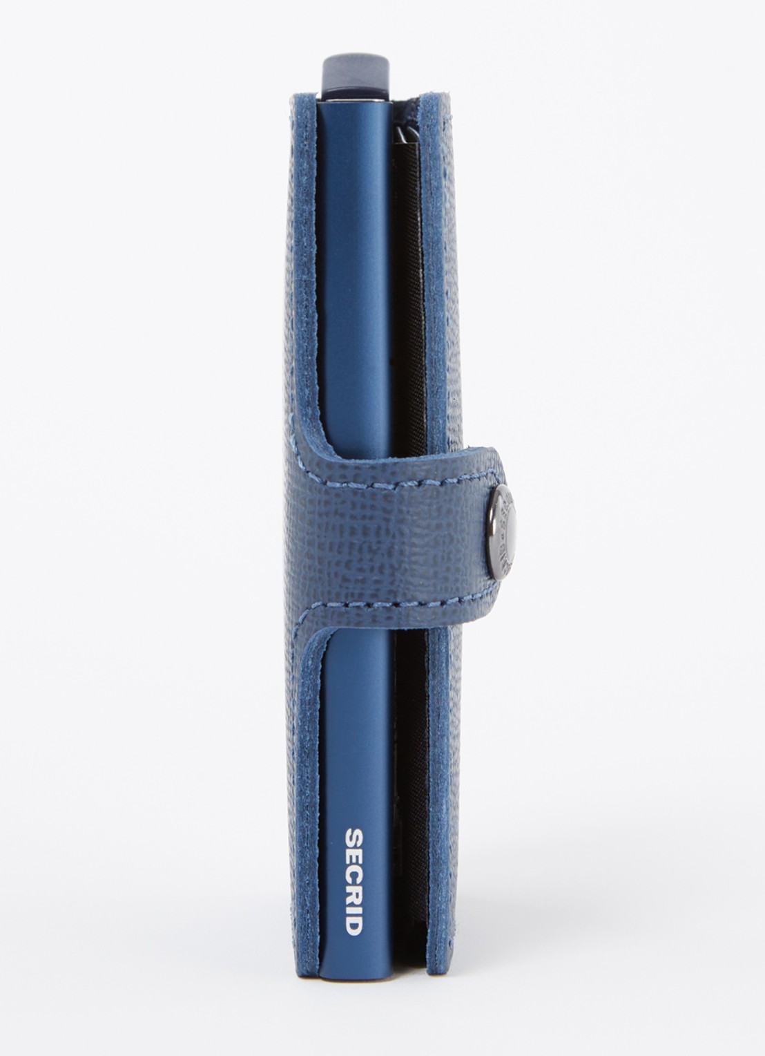 Secrid Miniwallet pasjeshouder van leer - detail indigo