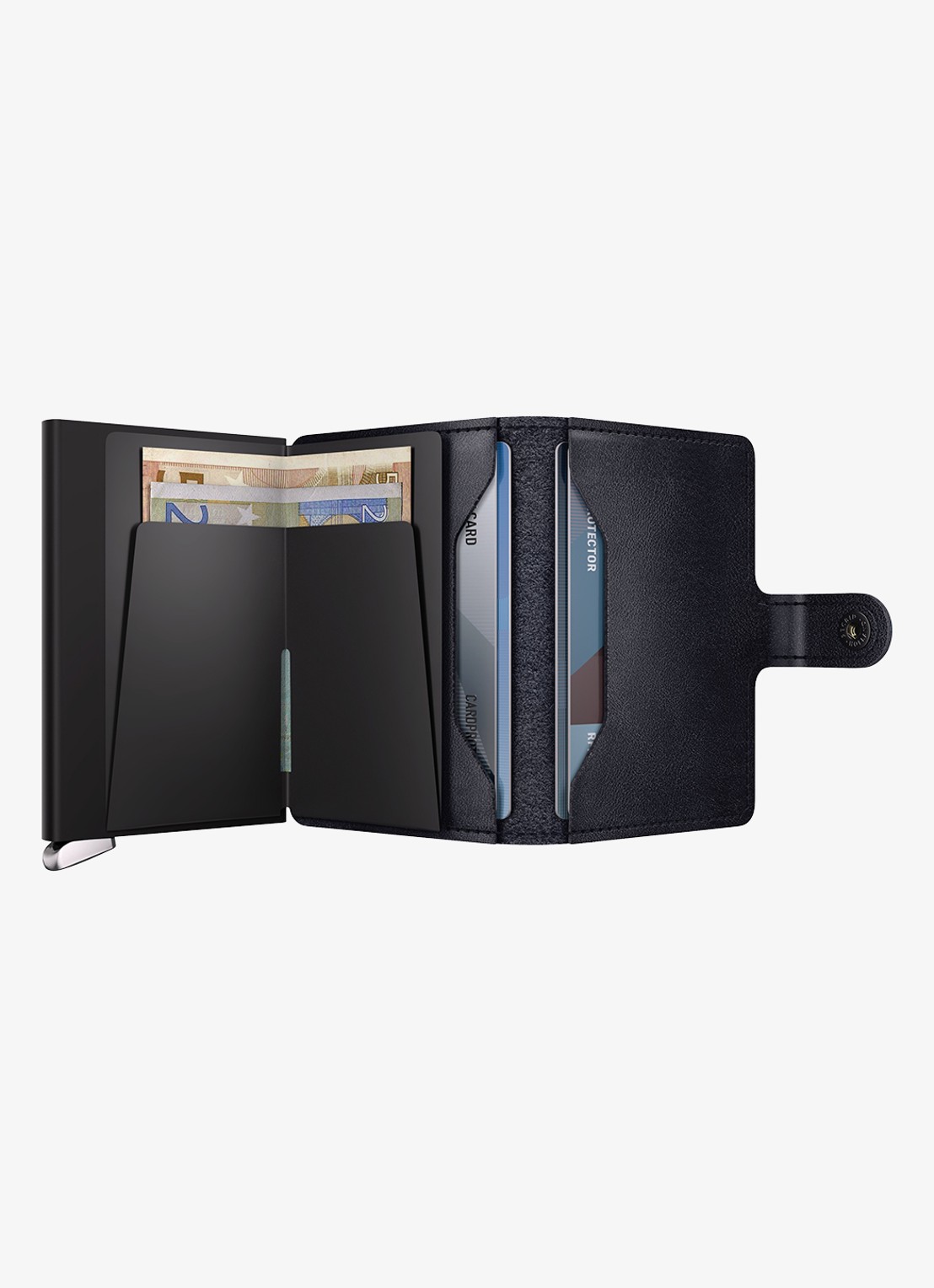 Secrid Miniwallet+ pasjeshouder van leer - detail 5 donkerblauw