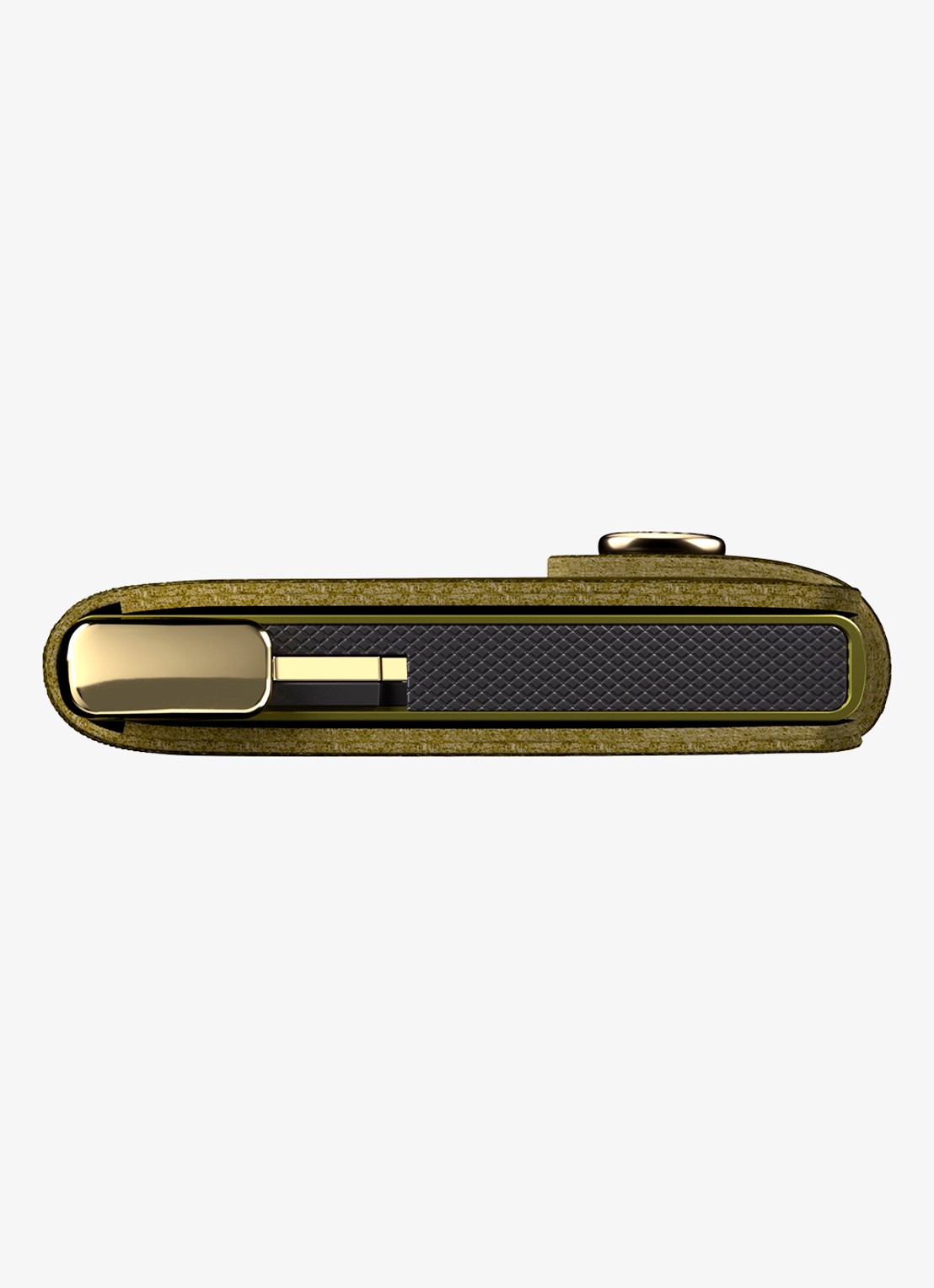 Secrid Miniwallet+ pasjeshouder van leer - detail 6 olijfgroen