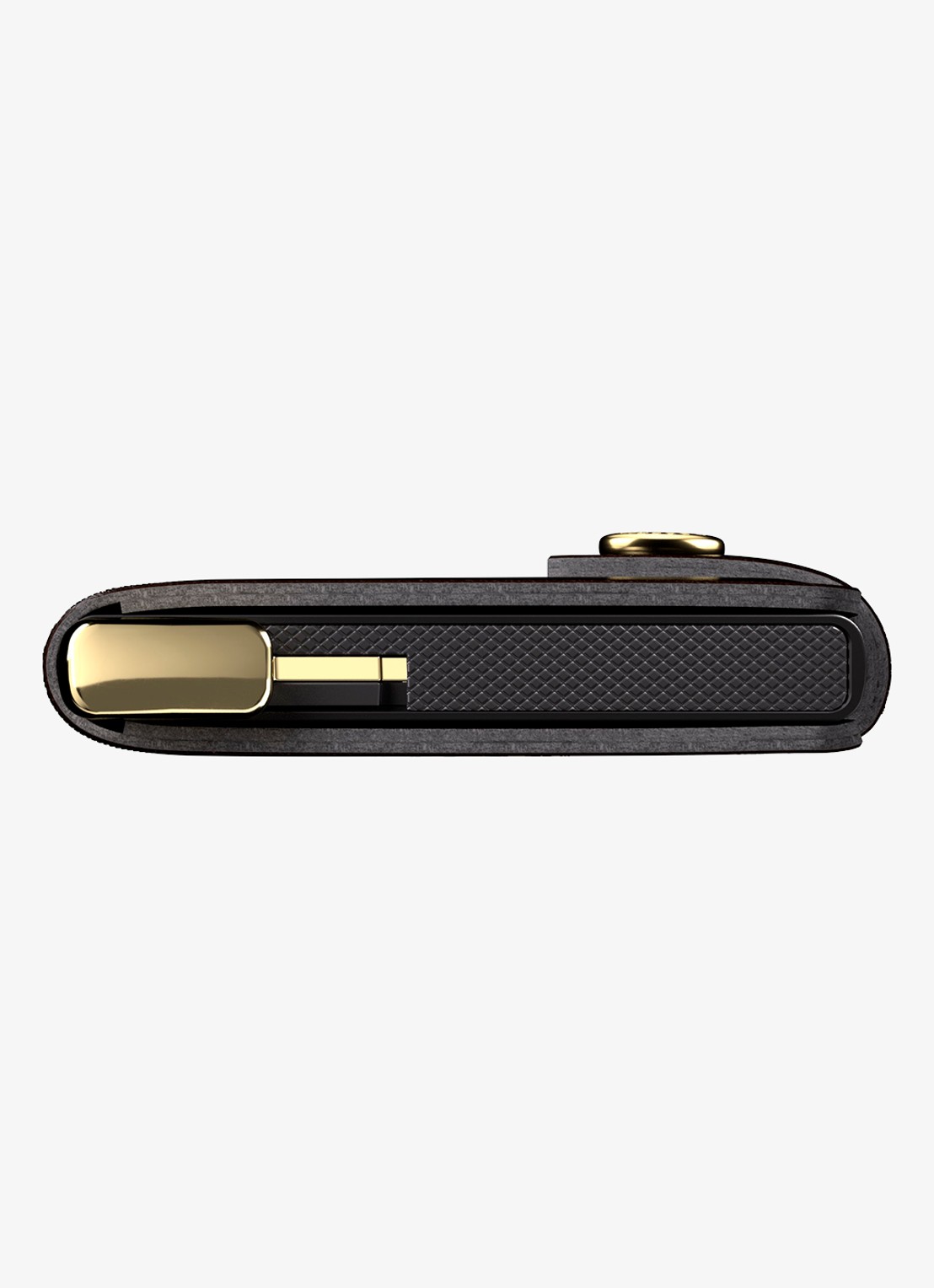 Secrid Miniwallet+ pasjeshouder van leer - detail 3 zwart