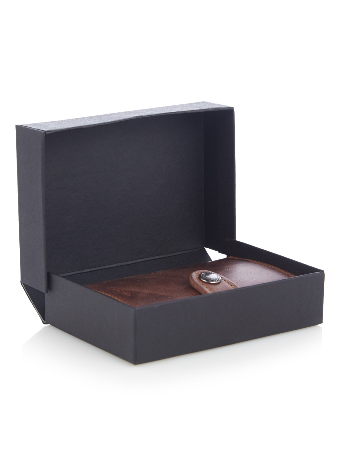 Secrid Miniwallet Wallet pasjeshouder van leer - detail 2 roodbruin