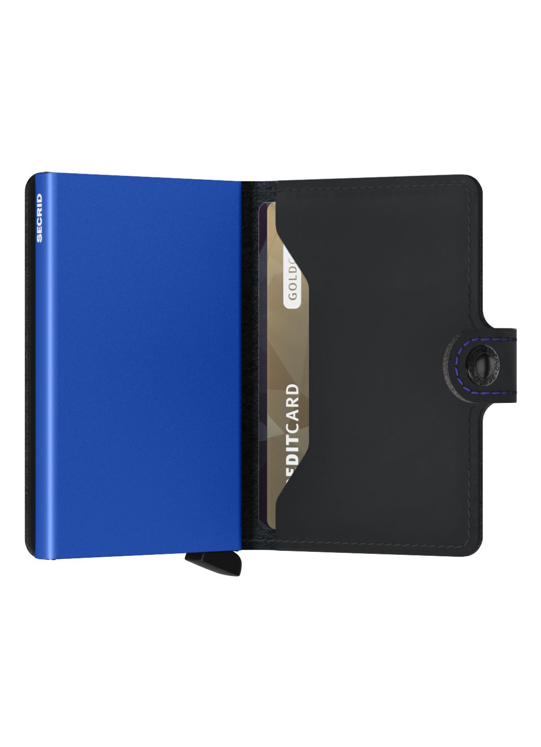 Secrid Miniwallet Wallet pasjeshouder van leer - detail 4 zwart