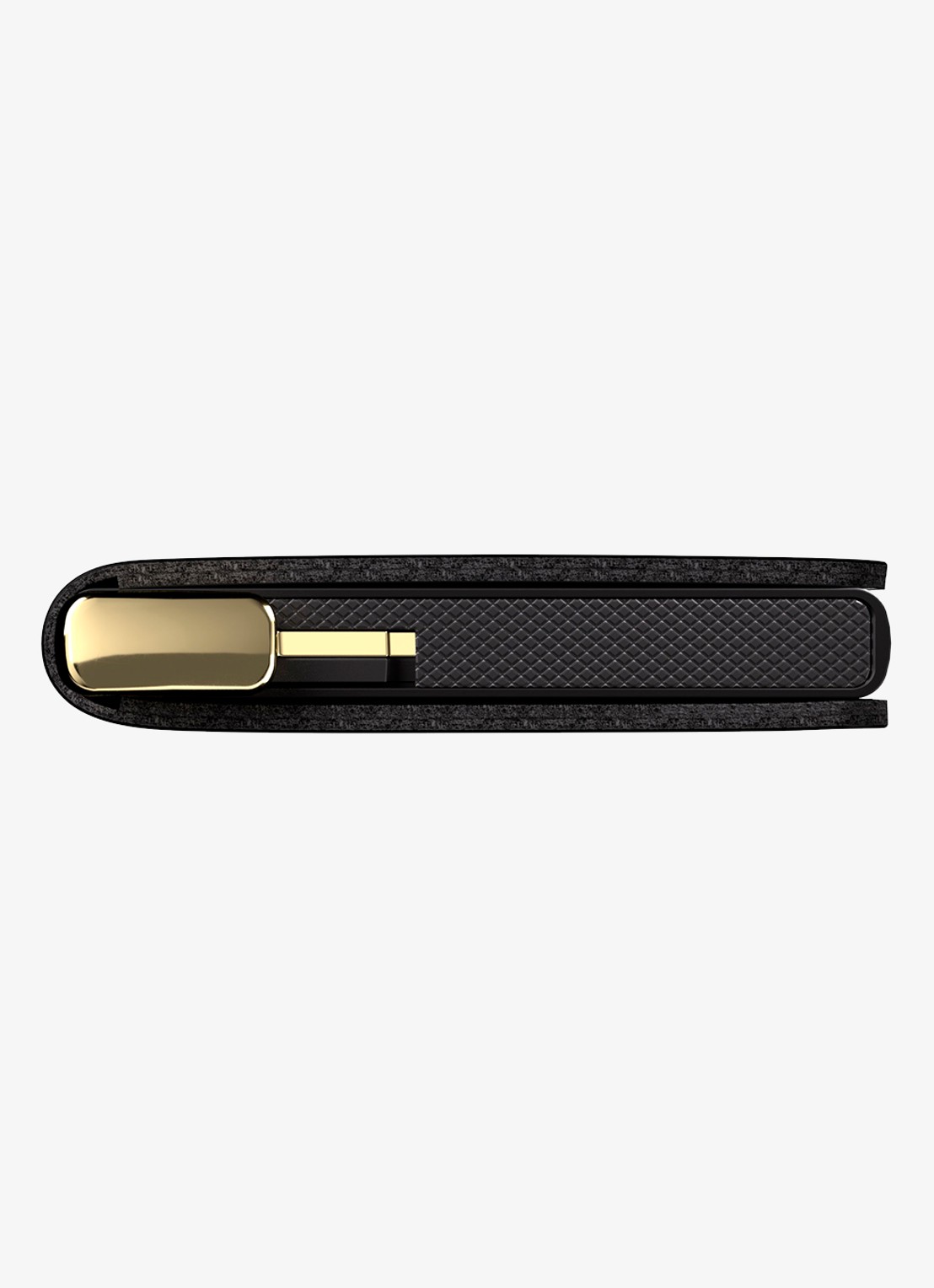 Secrid Slimwallet+ pasjeshouder van leer - detail 6 zwart