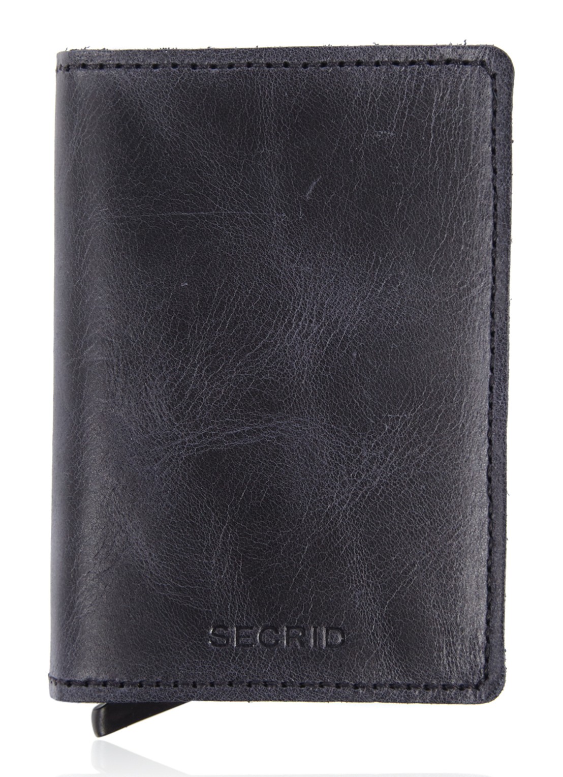 Secrid Slimwallet Wallet pasjeshouder van leer - voorkant 5 antraciet